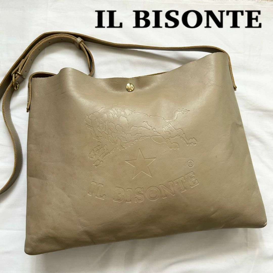 IL BISONTE - ✨高級感✨ 激レア イルビゾンテ ショルダーバッグ