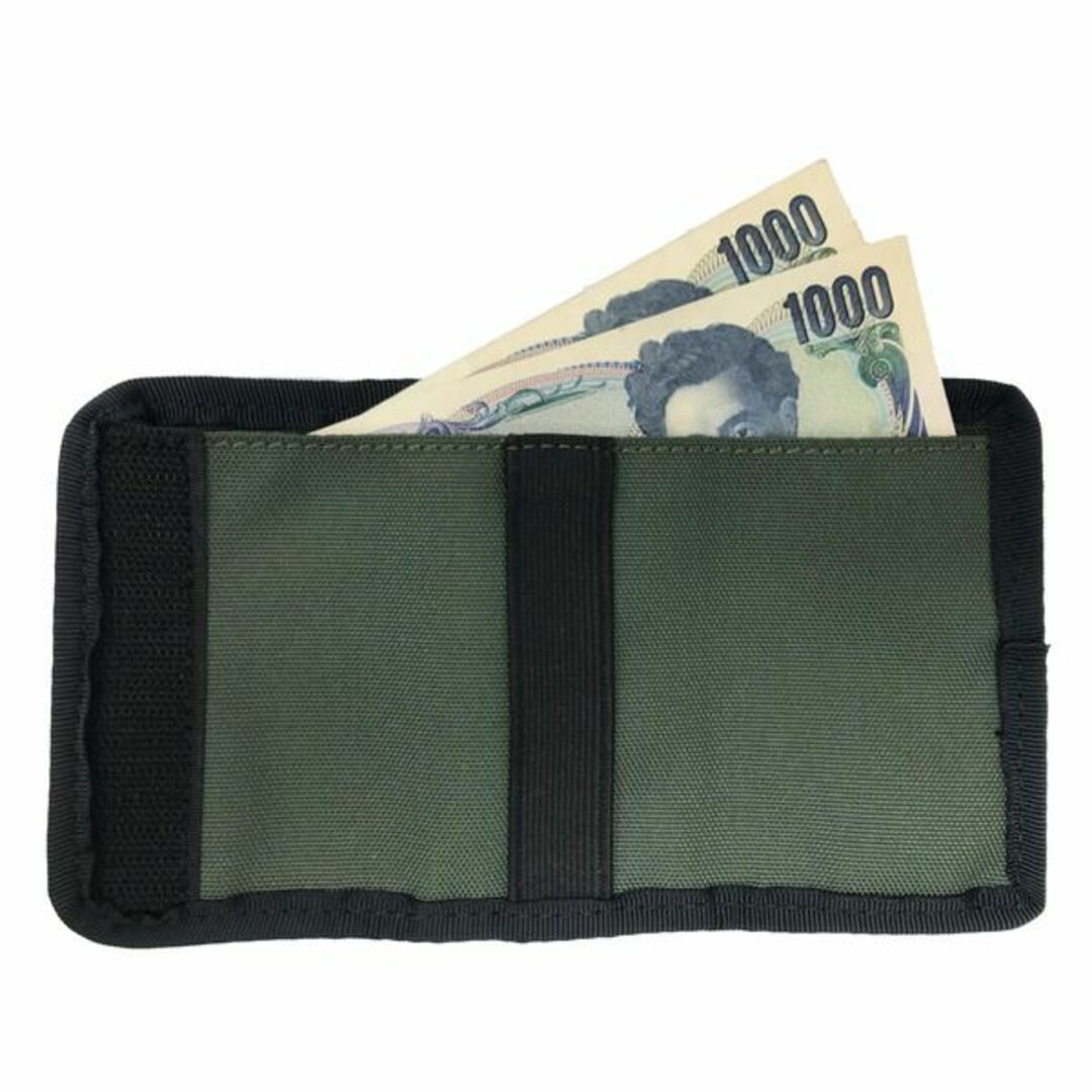 ミニマルウォレット　オリ－ブ メンズのファッション小物(折り財布)の商品写真