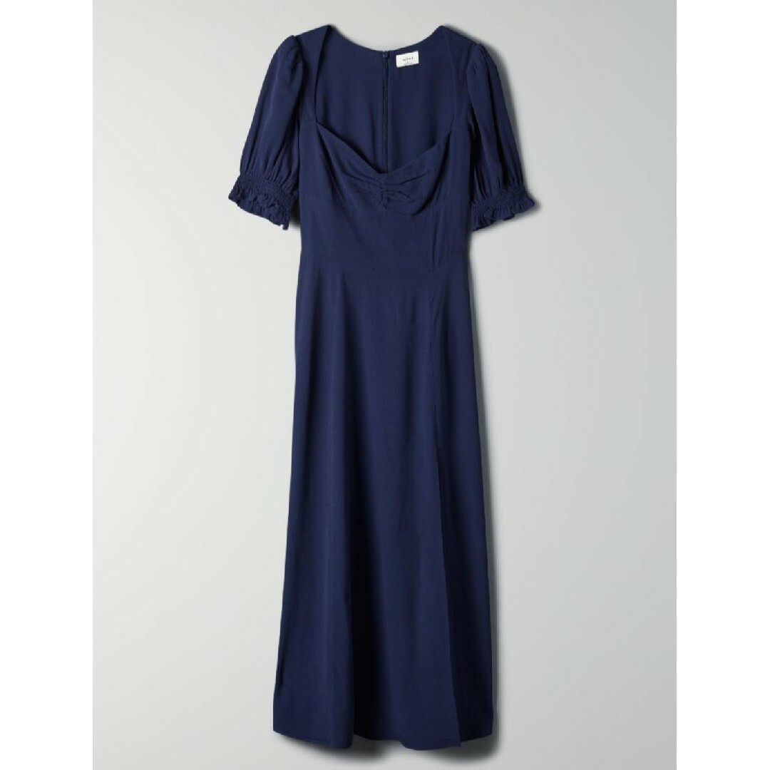 ZARA(ザラ)の【新品未使用】ARITZIA Wilfred Tome Dress ネイビー レディースのワンピース(ロングワンピース/マキシワンピース)の商品写真