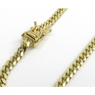 10K gold Miami cuban link chain 4.2(ネックレス)