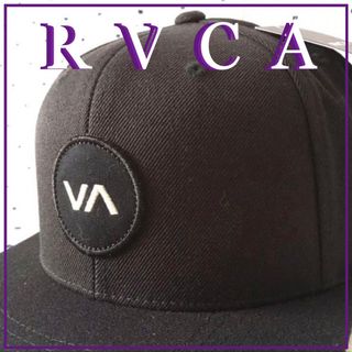 ルーカ(RVCA)のRVCAルーカUS限定アイコンワッペンエンブロイディーツイルキャップ帽子1点物(サーフィン)