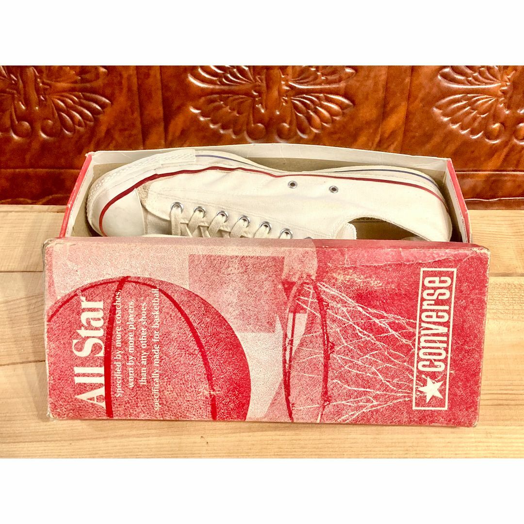 CONVERSE - ☆70s!USA!コンバース チャックテイラー 白 デッド CONVERSE - ☆70s!USA!コンバース チャックテイラー 白 デッド