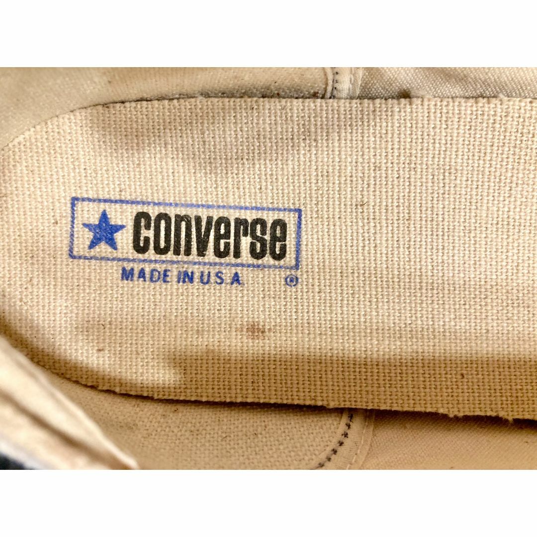 CONVERSE - ☆70s!USA!コンバース チャックテイラー 白 デッド CONVERSE - ☆70s!USA!コンバース チャックテイラー 白 デッド