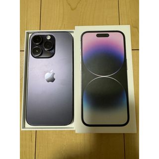 アップル(Apple)のiPhone 14 Pro ディープパープル 128 GB SIMフリー(スマートフォン本体)