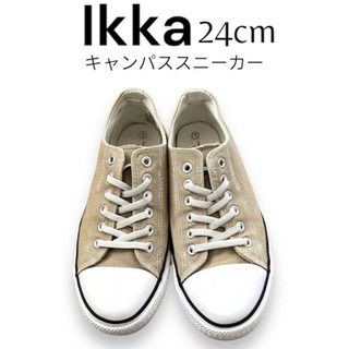 イッカ(ikka)のIkka イッカ  レディース カジュアル スニーカー ベージュLサイズ(スニーカー)