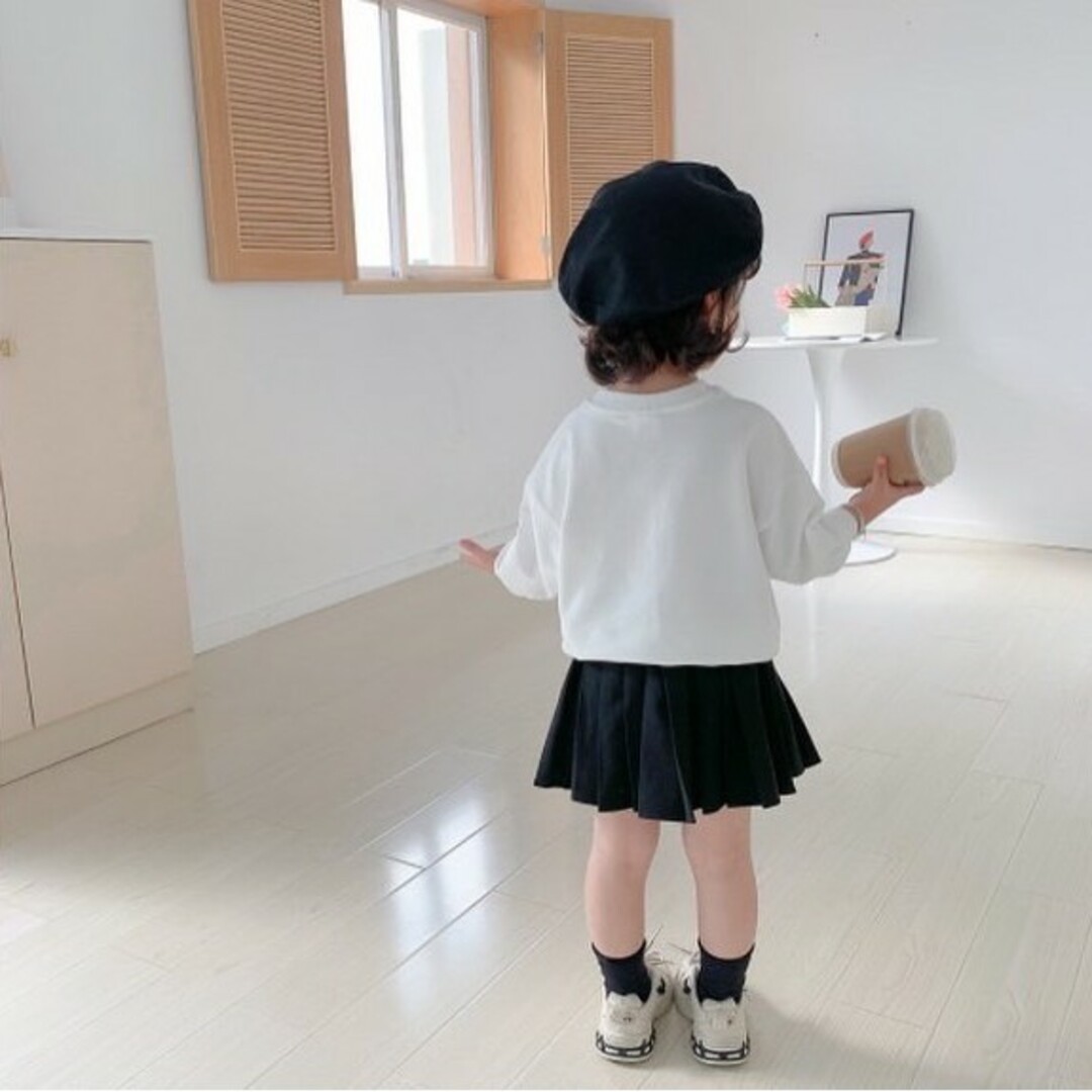 【韓国子供服】プリーツミニスカート  80cm キッズ/ベビー/マタニティのベビー服(~85cm)(スカート)の商品写真