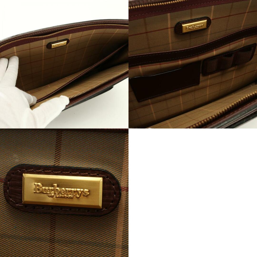 BURBERRY - 美品 バーバリー レザー ビジネス バッグ 書類鞄 ブリーフ