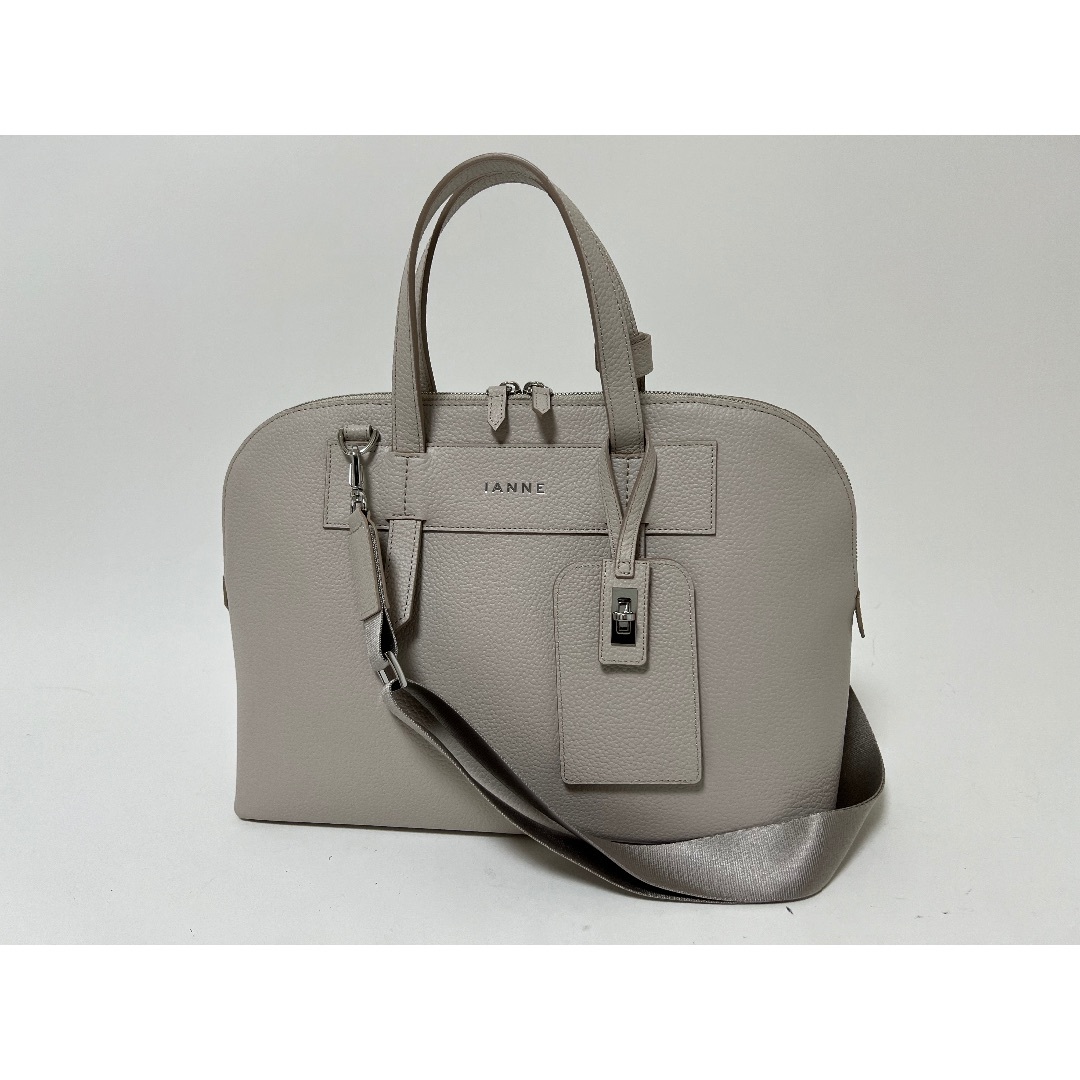 IANNE - STUDIO ATAO IANNE イアンヌ オムレット・グラン トートバッグ ショルダーバッグ レザー POTERIE BLANCHE I5112 新品同様