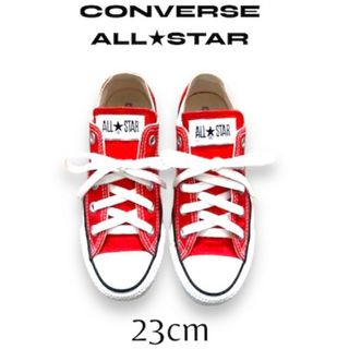 オールスター(ALL STAR（CONVERSE）)の《美品》コンバースオールスター キャンパススニーカー 赤 レッド 23cm(スニーカー)