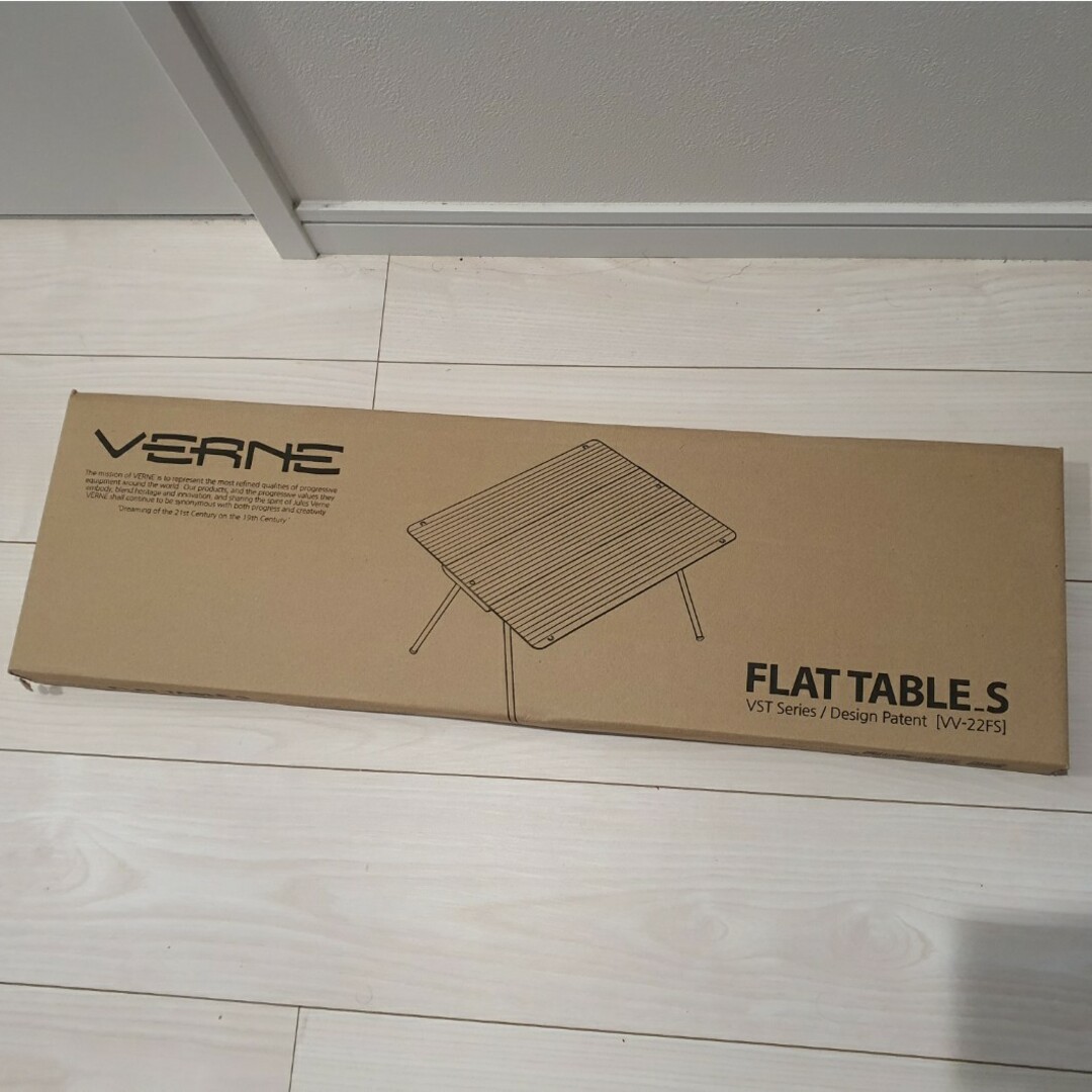 新品 VERNE FLAT TABLE S ベルン テーブル アウトドアの通販 by K