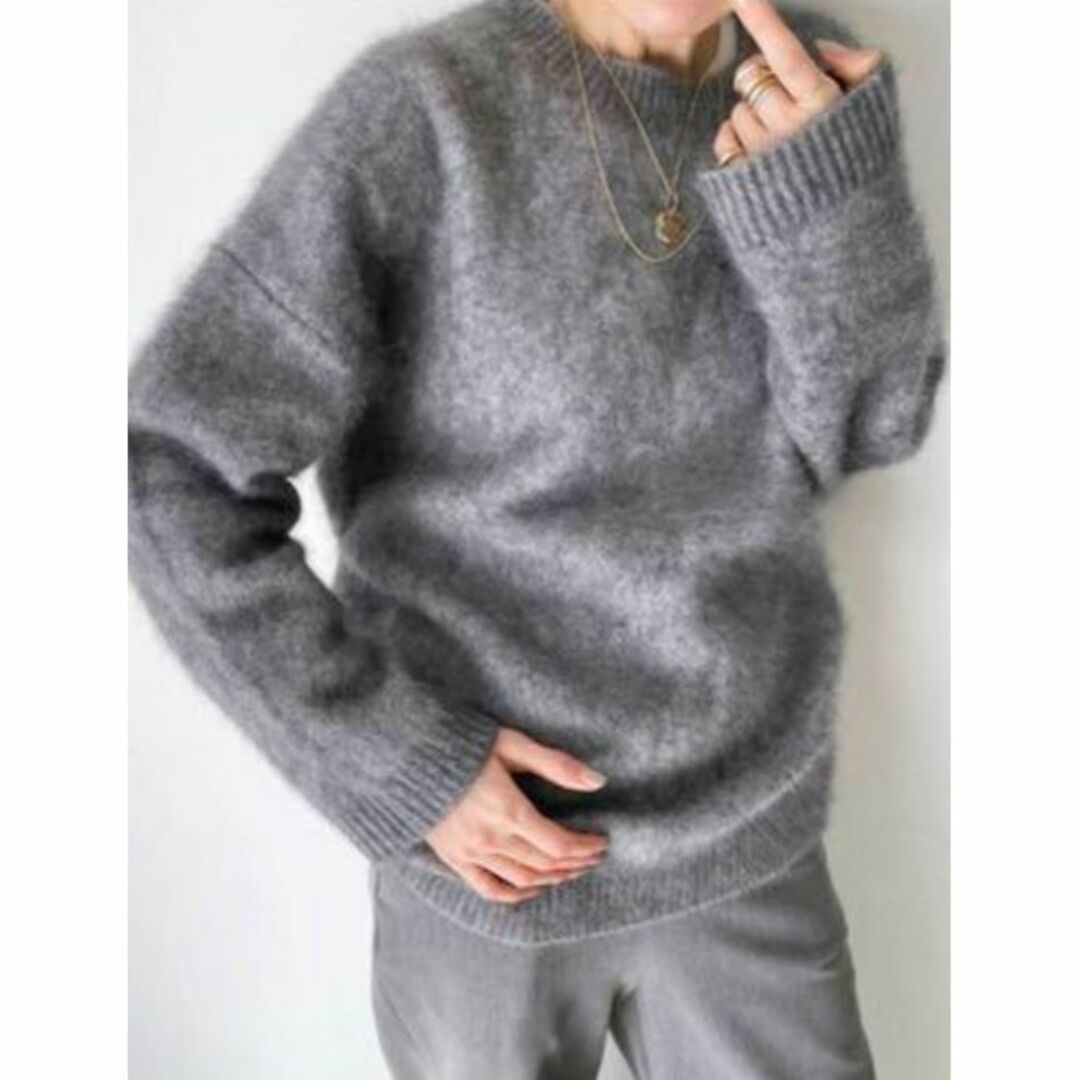 L'Appartement DEUXIEME CLASSE(アパルトモンドゥーズィエムクラス)の L'Appartement Raccon Mohair Knit/アパルトモン レディースのトップス(ニット/セーター)の商品写真