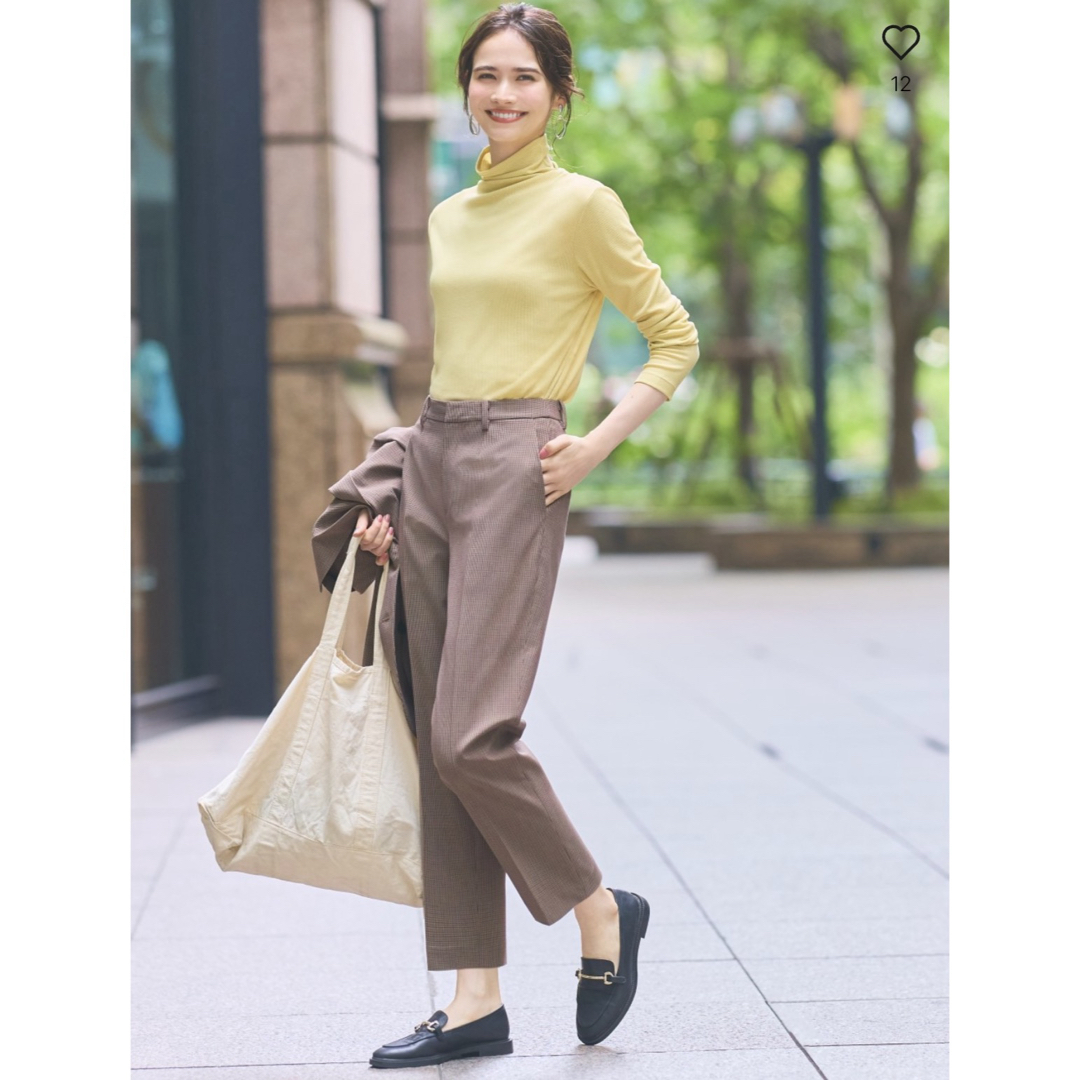 UNIQLO スマートアンクルパンツ(チェック・ | フリマアプリ ラクマ