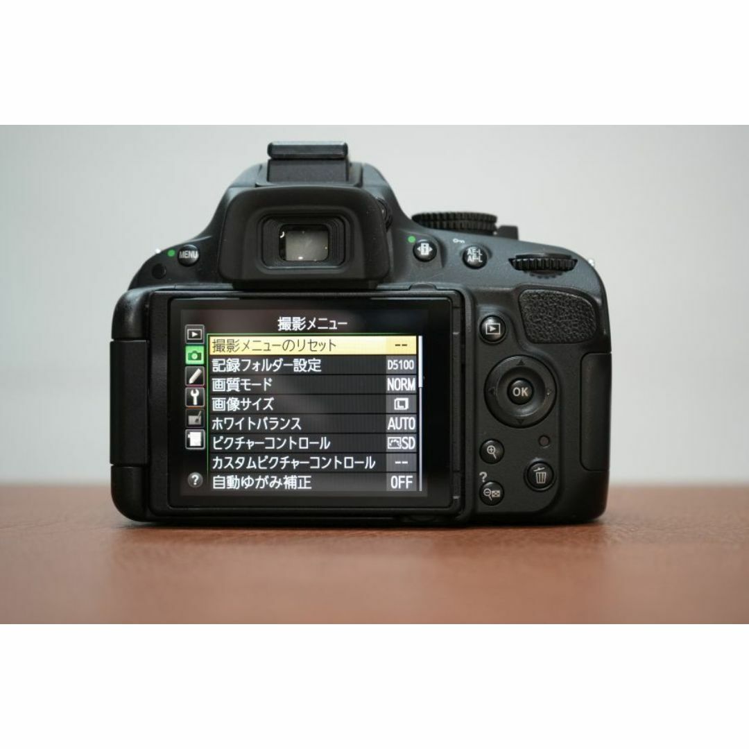 Nikon(ニコン)のNikon ニコン D5100 18-55 VR レンズキット スマホ/家電/カメラのカメラ(デジタル一眼)の商品写真