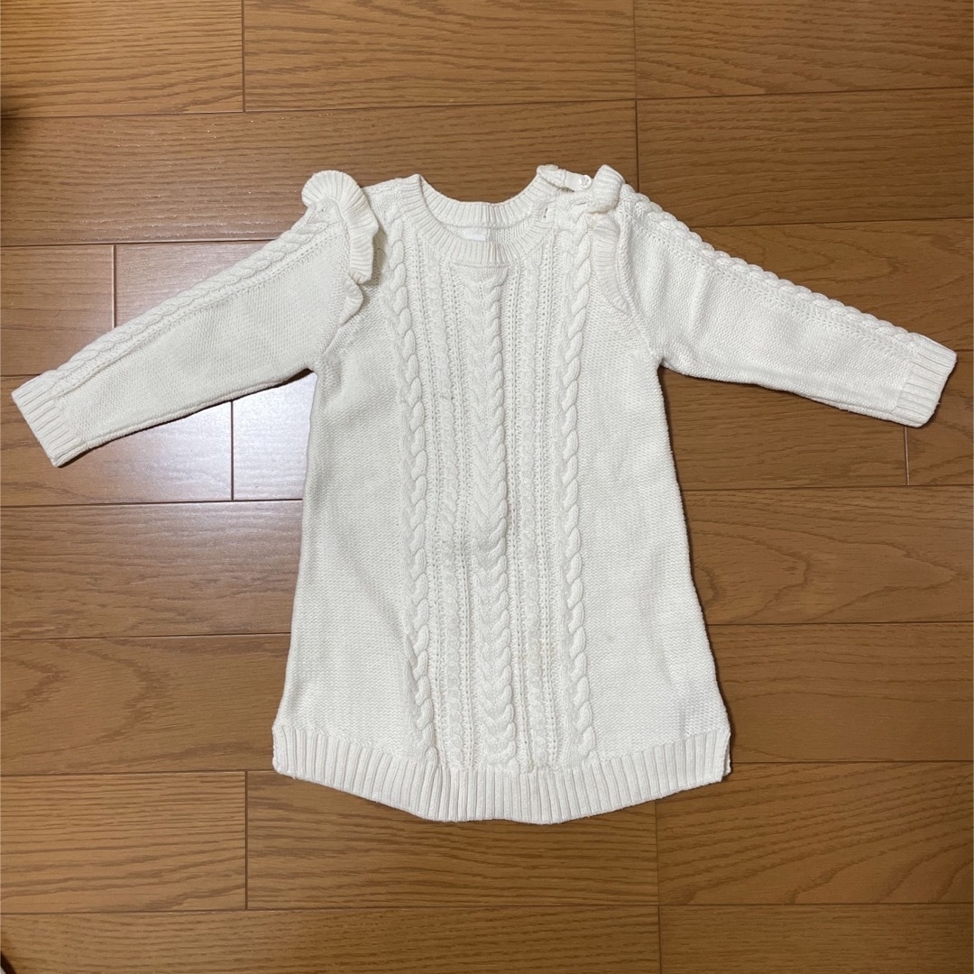 babyGAP(ベビーギャップ)のGAP ニットワンピース キッズ/ベビー/マタニティのキッズ服女の子用(90cm~)(ワンピース)の商品写真