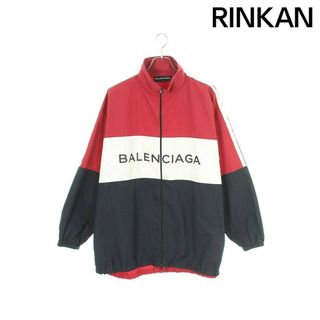 バレンシアガ(Balenciaga)のバレンシアガ  508903 TXD12 ロゴプリントポプリンシャツブルゾン メンズ 38(ブルゾン)