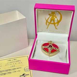 セーラームーン(セーラームーン)の美品／チャームウォッチ／コンパクト時計／セーラームーン×USJ(キャラクターグッズ)