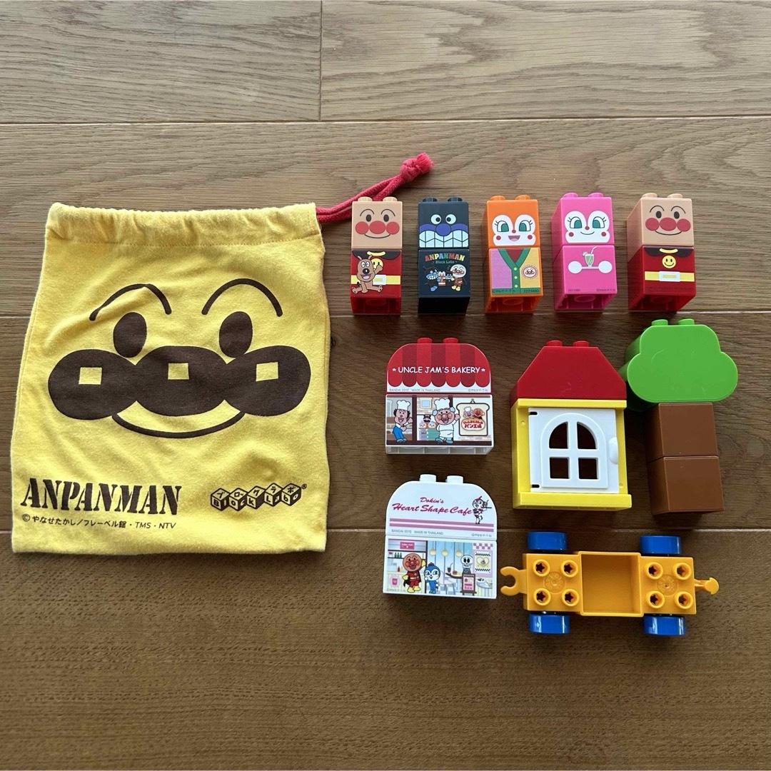 アンパンマン(アンパンマン)のアンパンマン ブロックラボ（アンパンマン 、バイキンマン、ドキンちゃん付き） キッズ/ベビー/マタニティのおもちゃ(積み木/ブロック)の商品写真