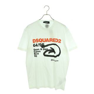 ディースクエアード(DSQUARED2)のディースクエアード  S74GD990 フロントプリントTシャツ メンズ XL(Tシャツ/カットソー(半袖/袖なし))