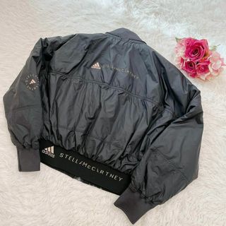 アディダスバイステラマッカートニー(adidas by Stella McCartney)の極美品★アディダスバイステラマッカートニー　ショート丈　ブルゾン　ブラック　S(ブルゾン)