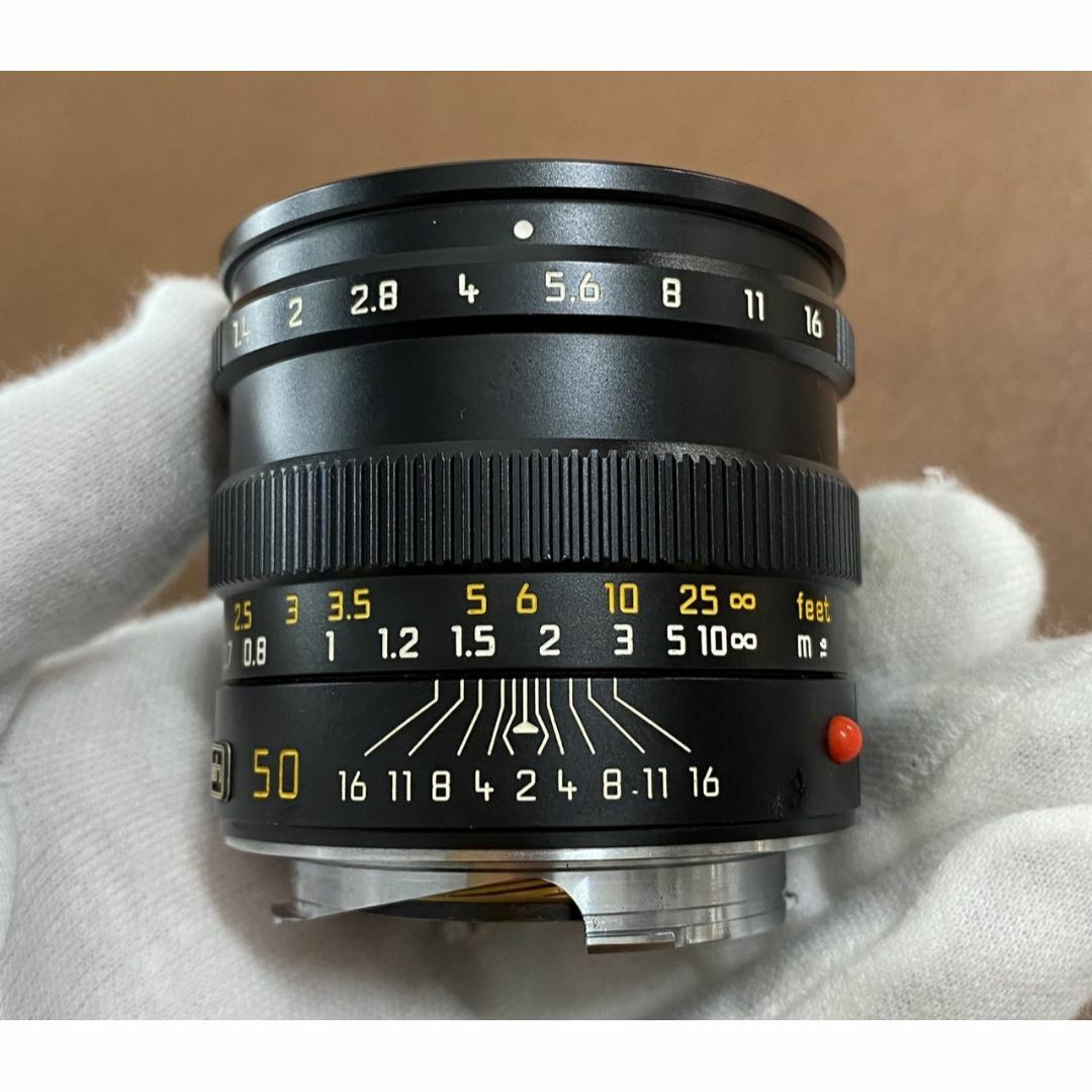 LEICA(ライカ)のLEICA Summilux M50mm f1.4 3rd Black SH スマホ/家電/カメラのカメラ(レンズ(単焦点))の商品写真