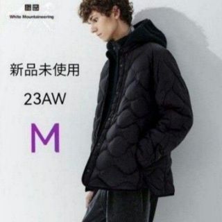 ユニクロ(UNIQLO)の新品 ユニクロWM 23AW リサイクルハイブリッドダウンジャケット ブラックM(ダウンジャケット)