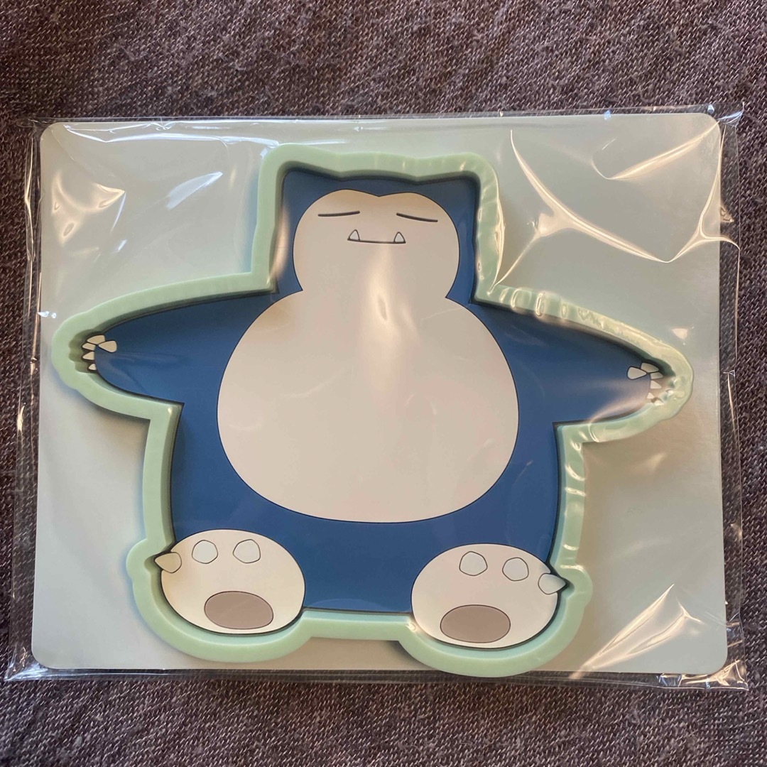 ポケモン(ポケモン)のカビゴン ラバートレー エンタメ/ホビーのおもちゃ/ぬいぐるみ(キャラクターグッズ)の商品写真