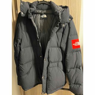 ザノースフェイス(THE NORTH FACE)の希少赤ロゴ★ノースフェイス　キャンプシエラショートダウンジャケット　ブラックXL(ダウンジャケット)