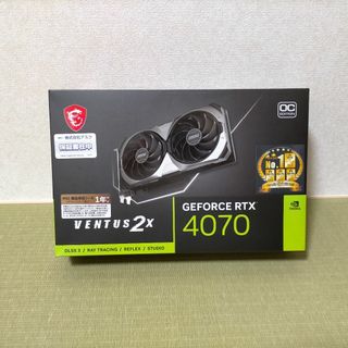 5%オフ GeForce RTX 4070 VENTUS 2X E 12G OC(PCパーツ)