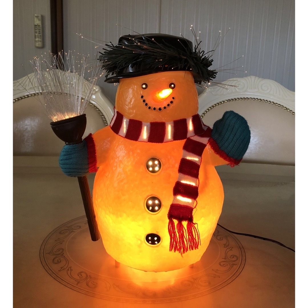 クリスマス🎄置物 ライティングスノーマン⛄️&オーナメント クリスマス🎄置物 ライティングスノーマン⛄️&オーナメント