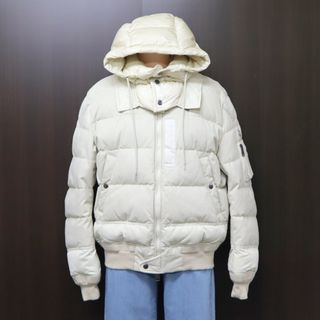 モンクレール(MONCLER)のモンクレール レオポルド ダウンジャケット ホワイト サイズ2/br3236ik(ダウンジャケット)