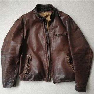 70s schott 141 レザージャケット　ライダース　ヴィンテージ　44