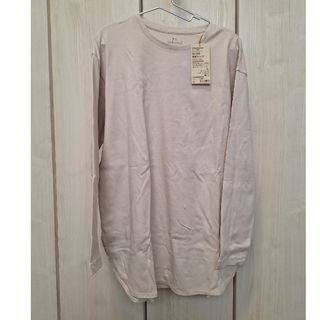 ムジルシリョウヒン(MUJI (無印良品))の【新品】無印良品　ロング丈長袖Tシャツ(Tシャツ(長袖/七分))