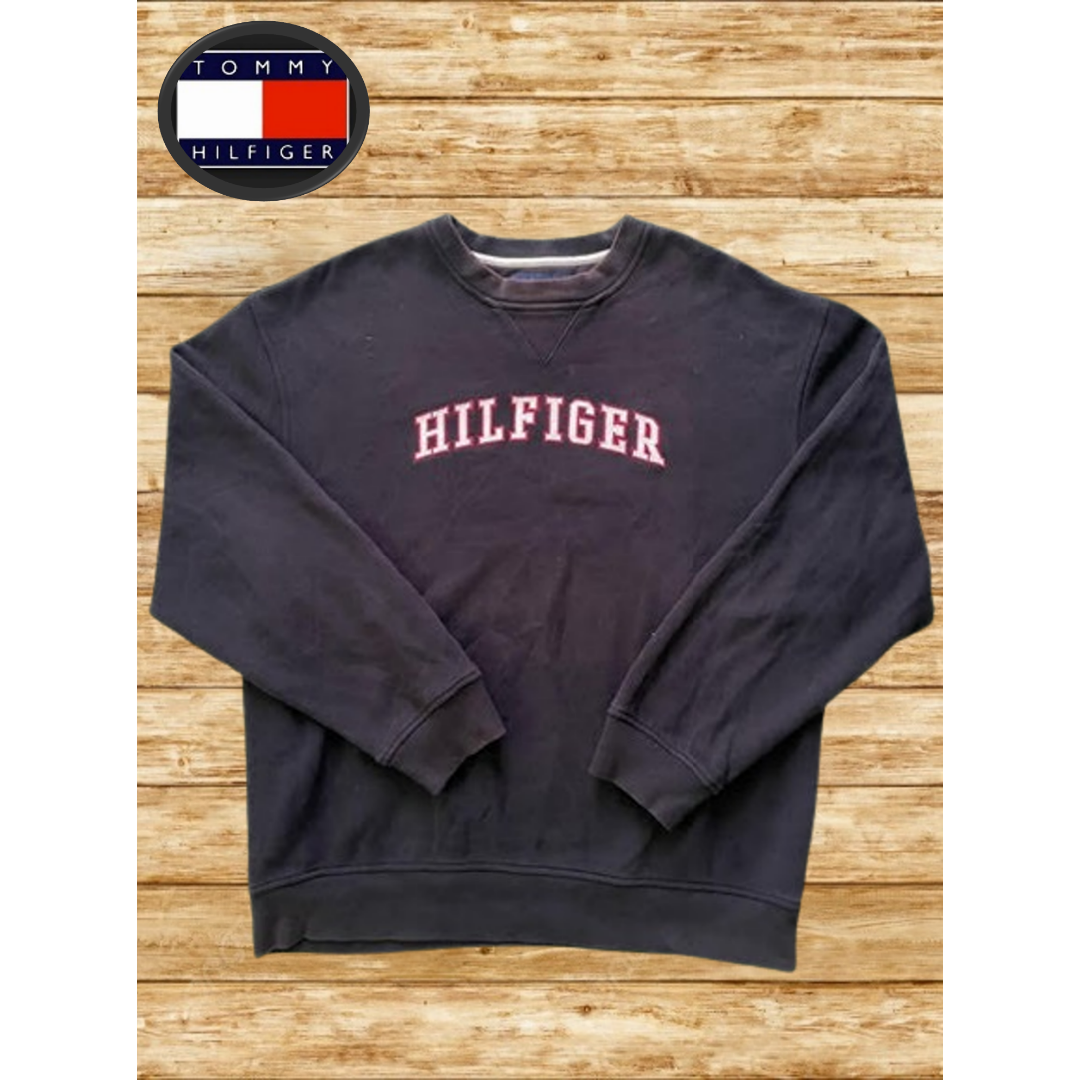 TOMMY HILFIGER(トミーヒルフィガー)の早い者勝ち！　ヴィンテージ　トミーヒルフィガー　スウェット　古着　オーバーサイズ メンズのトップス(スウェット)の商品写真