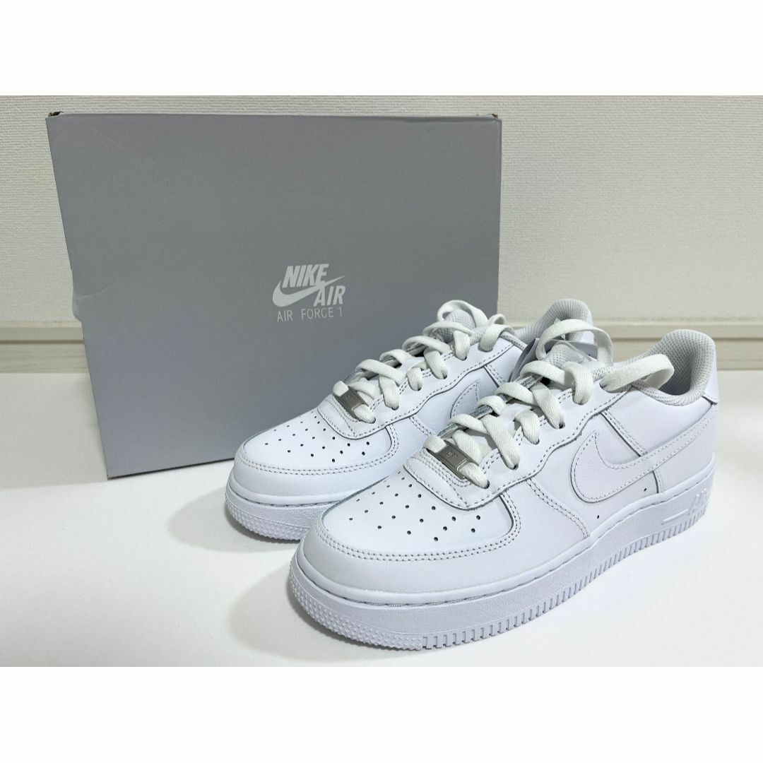 【新品】23.5cm NIKE エアフォース1 ロー LE GS ホワイト