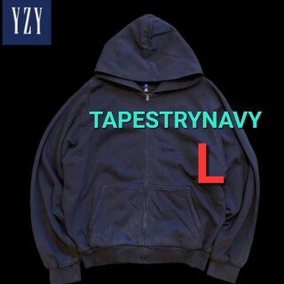 イージー(YEEZY（adidas）)のYEEZY GAP ZIP UPHOODIE TAPESTRY NAVY(パーカー)