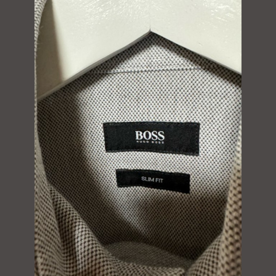 HUGO BOSS(ヒューゴボス)のヒューゴボス HUGO BOSS 長袖シャツ S グレー トップス メンズのトップス(シャツ)の商品写真