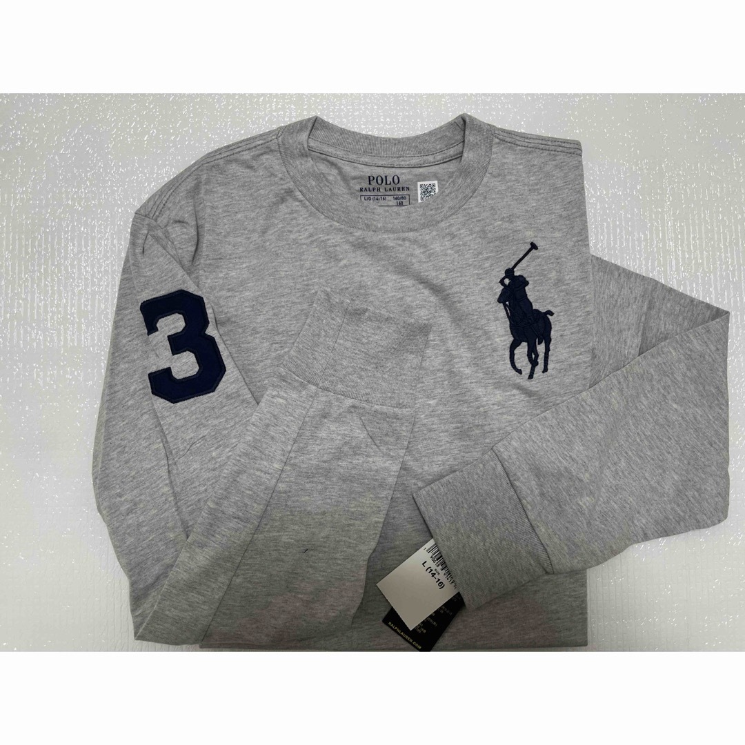 POLO RALPH LAUREN(ポロラルフローレン)の【新品】ラルフローレン Big Pony コットン ジャージー Tシャツ　L キッズ/ベビー/マタニティのキッズ服男の子用(90cm~)(Tシャツ/カットソー)の商品写真