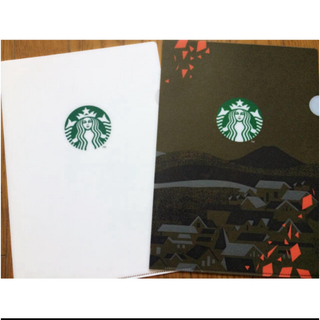 スターバックスコーヒー(Starbucks Coffee)の【新品】スタバ　クリアファイル(ファイル/バインダー)