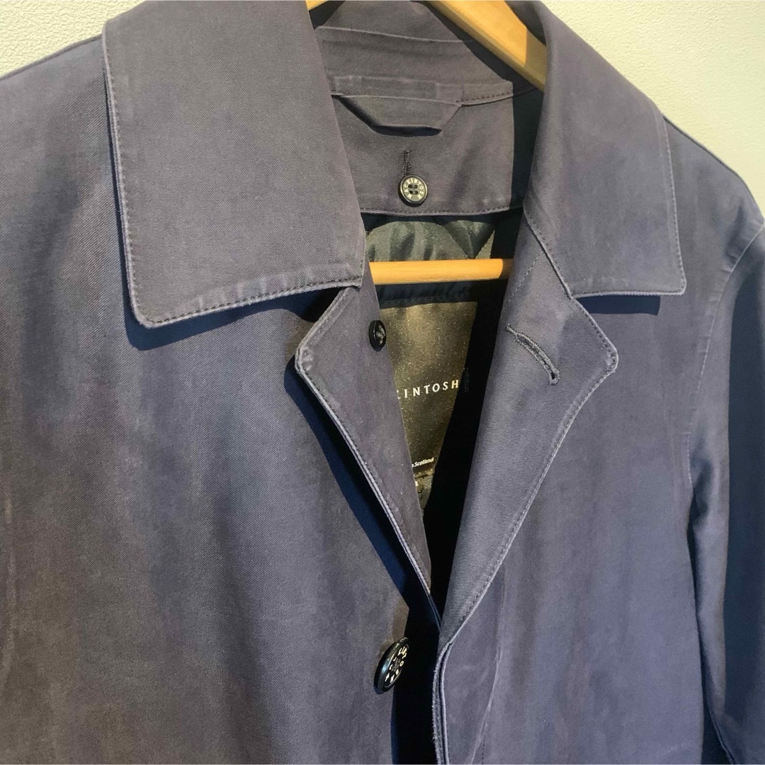 MACKINTOSH(マッキントッシュ)のマッキントッシュ　ゴム引きコート　キルトライナー付き メンズのジャケット/アウター(ステンカラーコート)の商品写真