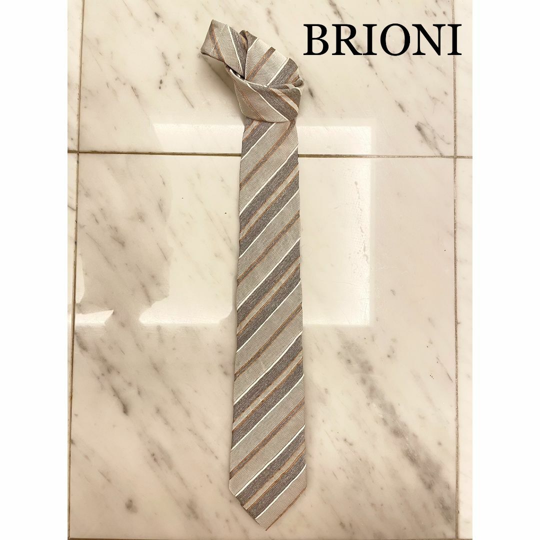 Brioni - Brioni ブリオーニ　ネクタイ 淡いグレー