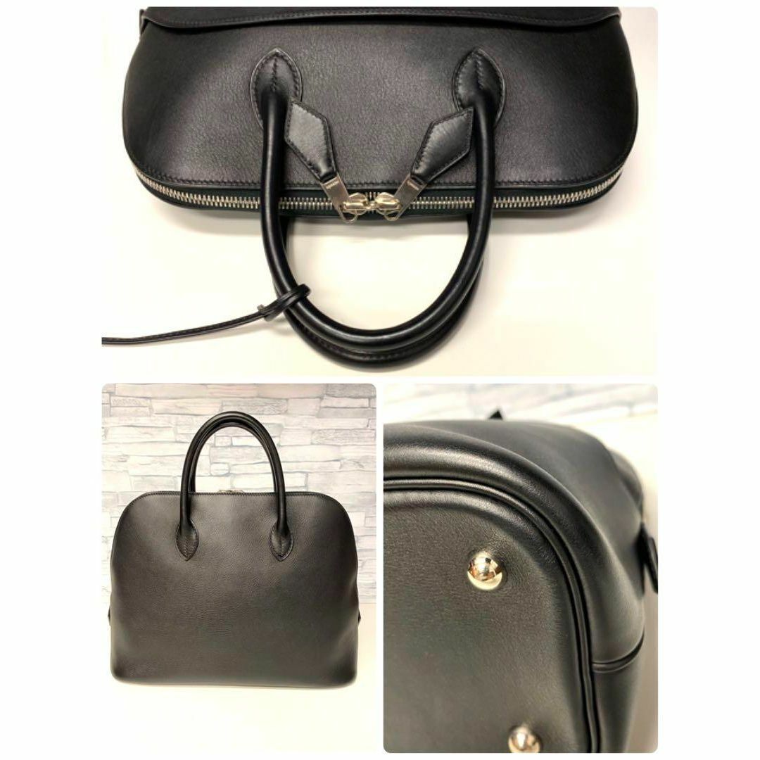HERMES - 数回・極美品 エルメス ボリード30 1923 ブラック HERMES - 数回・極美品 エルメス ボリード30 1923 ブラック