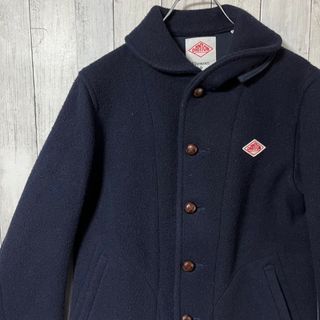 ダントン(DANTON)のDANTON ダントン ピーコート 38 刺繍ロゴ ワンポイントロゴ ウール(ブルゾン)