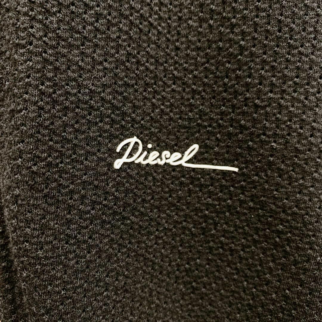 DIESEL(ディーゼル)の2729　DIESEL　ディーゼル　ジップアップ　ニット　セーター　ブラック メンズのトップス(ニット/セーター)の商品写真