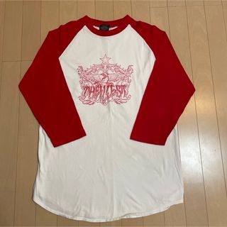 イリースト(THE ILLEST)のTHE ILLEST イリースト ラグランTシャツ　7部丈　L カットソー (Tシャツ/カットソー(七分/長袖))