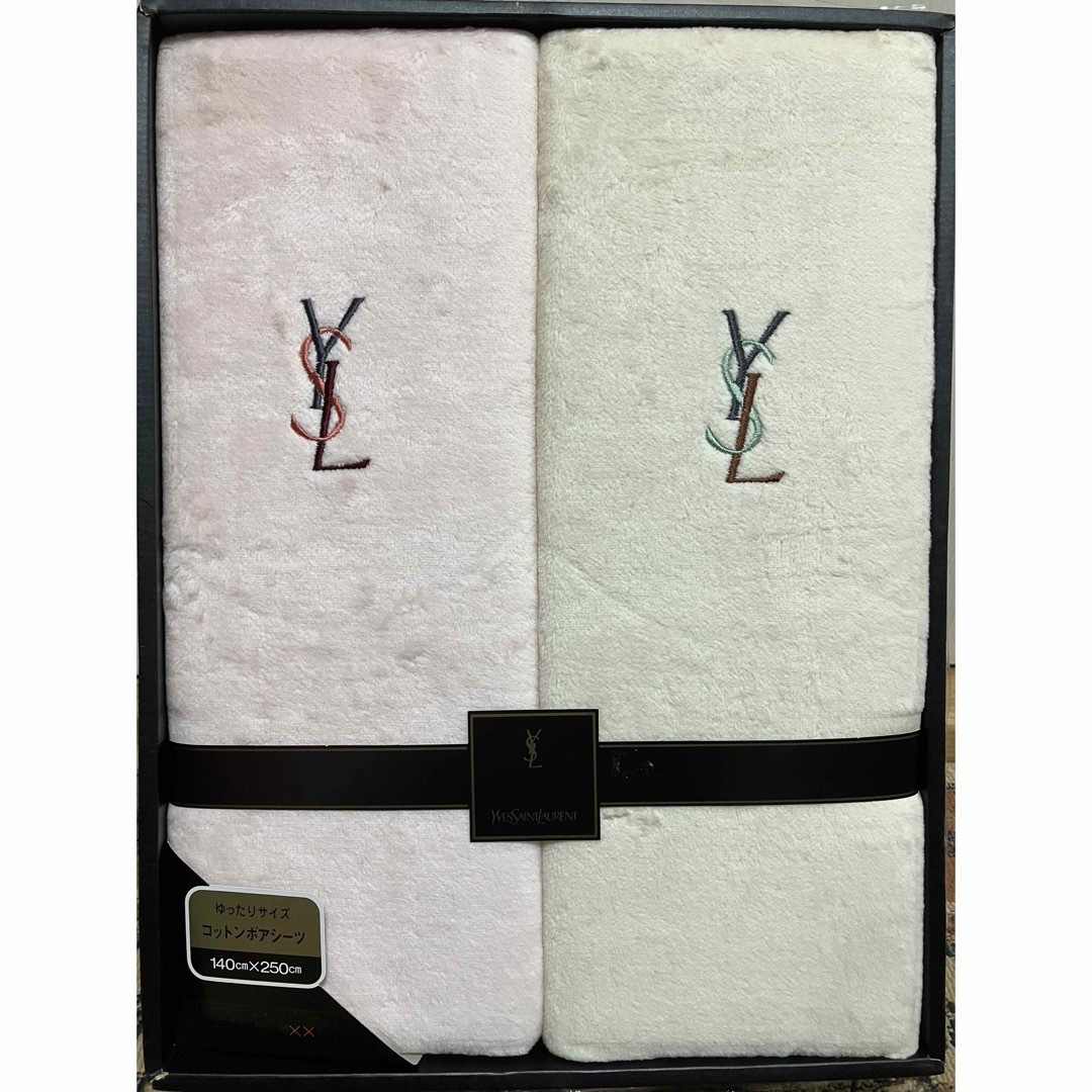 Yves Saint Laurent - イヴ・サンローラン コットンボアシーツ2 Yves Saint Laurent - イヴ・サンローラン コットンボアシーツ2