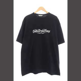 クーティー(COOTIE)のクーティー COOTIE 21SS ロゴ プリント 半袖 Tシャツ M黒ブラック(Tシャツ/カットソー(半袖/袖なし))