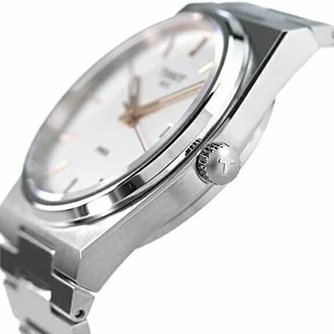 ティソ tissot PRX ホワイト文字盤 クォーツ クロノグラフ腕時計