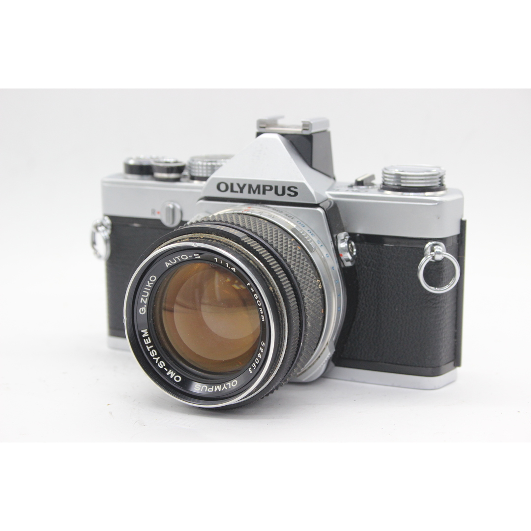 コンディション【返品保証】 オリンパス Olympus OM-1 OM-System G.Zuiko Auto-s 50mm F1.4 ボディレンズセット  s4424