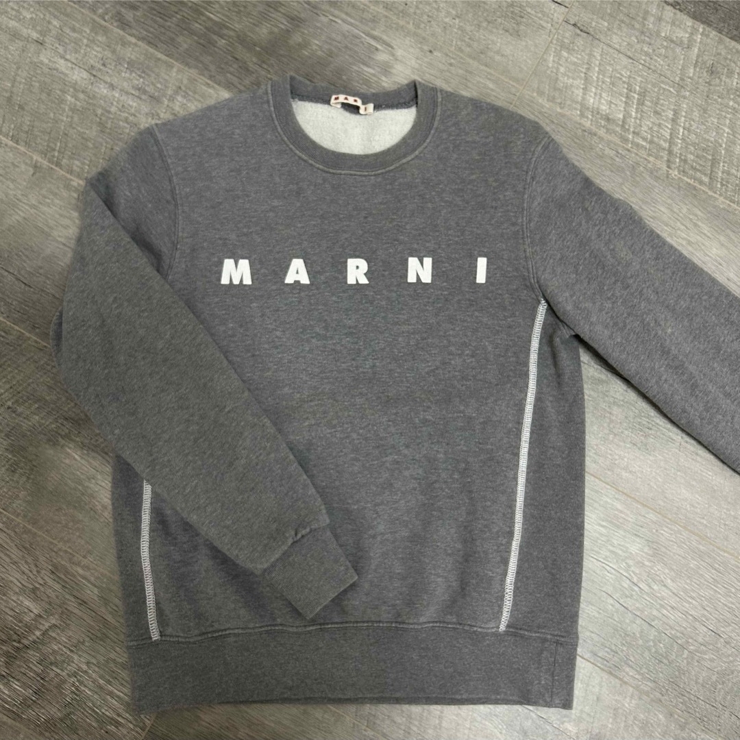 Marni(マルニ)の売り切り⭐︎大人OKマルニスエット12yグレー レディースのトップス(トレーナー/スウェット)の商品写真