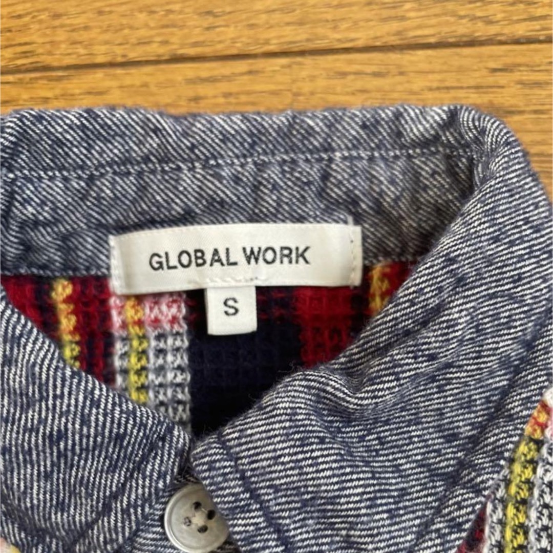 GLOBAL WORK(グローバルワーク)の【754】 GLOBAL WORK のチェックシャツ キッズ/ベビー/マタニティのキッズ服男の子用(90cm~)(ブラウス)の商品写真